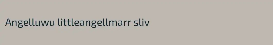 Angelluwu littleangellmarr sliv